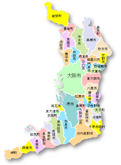 大阪 府 地図